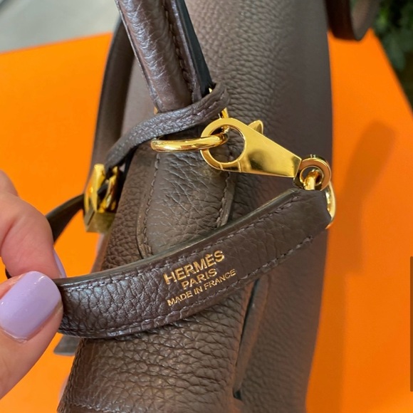 ❌SOLD❌Hermes Kelly 35 Chocolate brown With Gold Hardware- Full Set - Picture 6 of 13